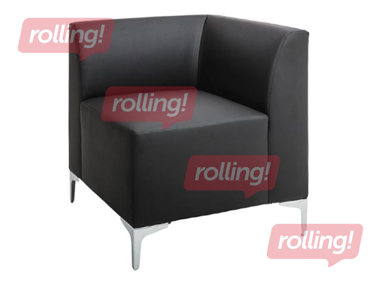 Mooduldiivani OTTO vasak nurgaosa, must