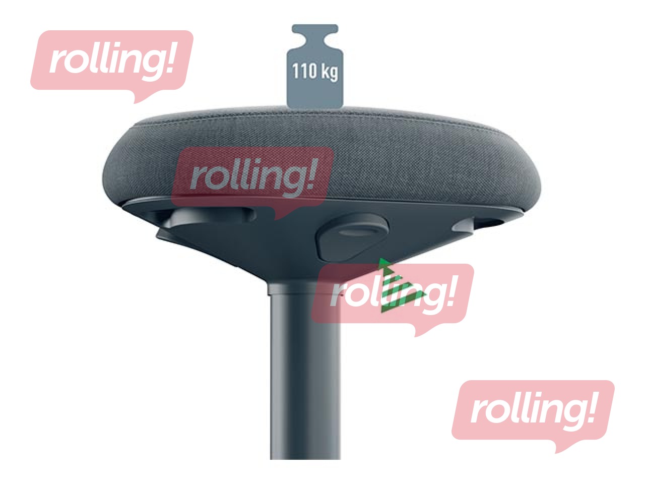 Ergonomiline aktiivne istumistoole Leitz Ergo, mugava istmega