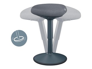 Ergonomiline aktiivne istumistoole Leitz Ergo, mugava istmega