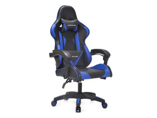 Gaming Chair Happy Game, 7911, black and blue