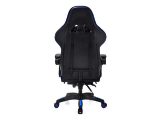Spēļu krēsls Happy Game, 7911, melns ar zilu