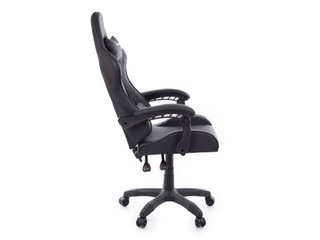 Gaming Chair with Footrest Happy Game, 7911, black