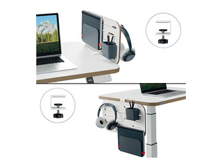 Lauakorraldaja Leitz Ergo, perforeeritud, valge, 42x25cm