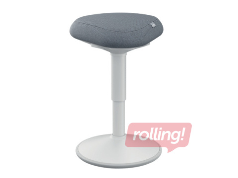 Aktiivse istumise tool Leitz Ergo, mugava istmega, valge, hall