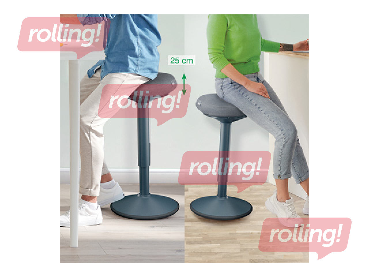 Aktiivse seismise tool Leitz Ergo, mugava istmega, hall