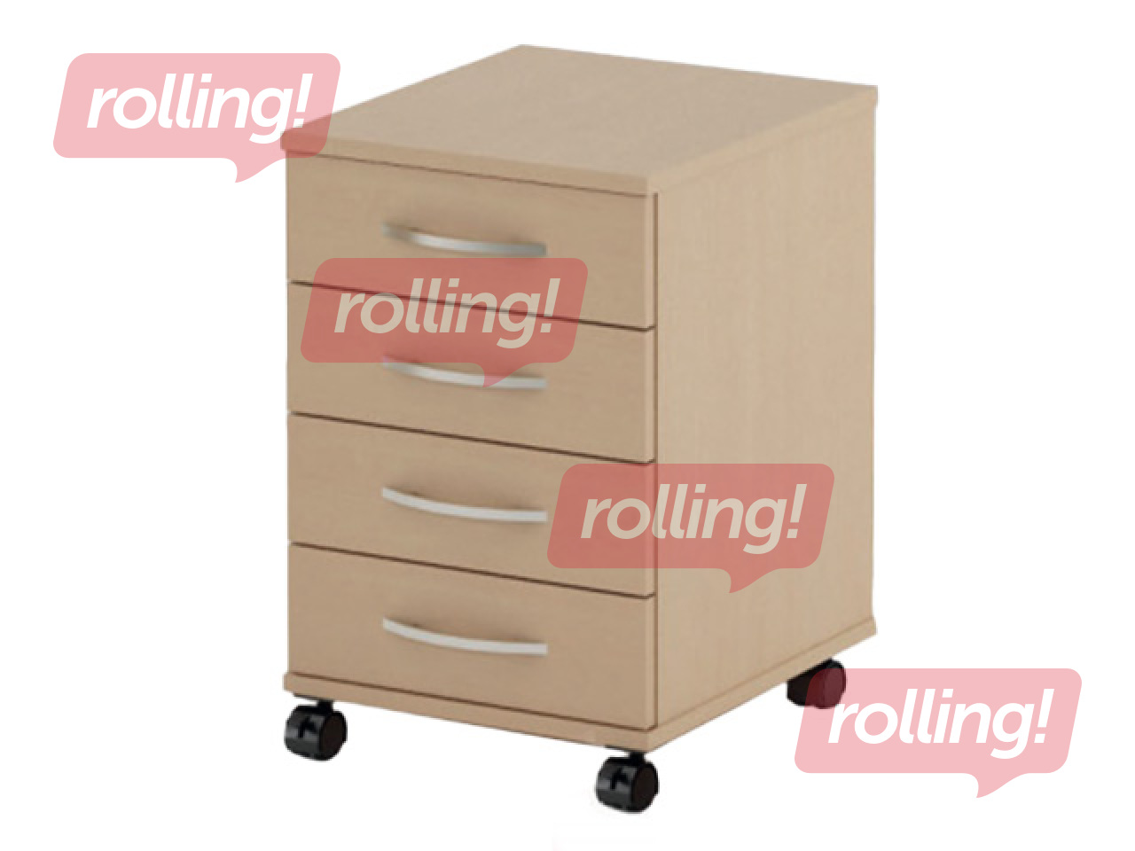 Sahtliboks 4 sahtliga, tammetoon, 40x45x60cm