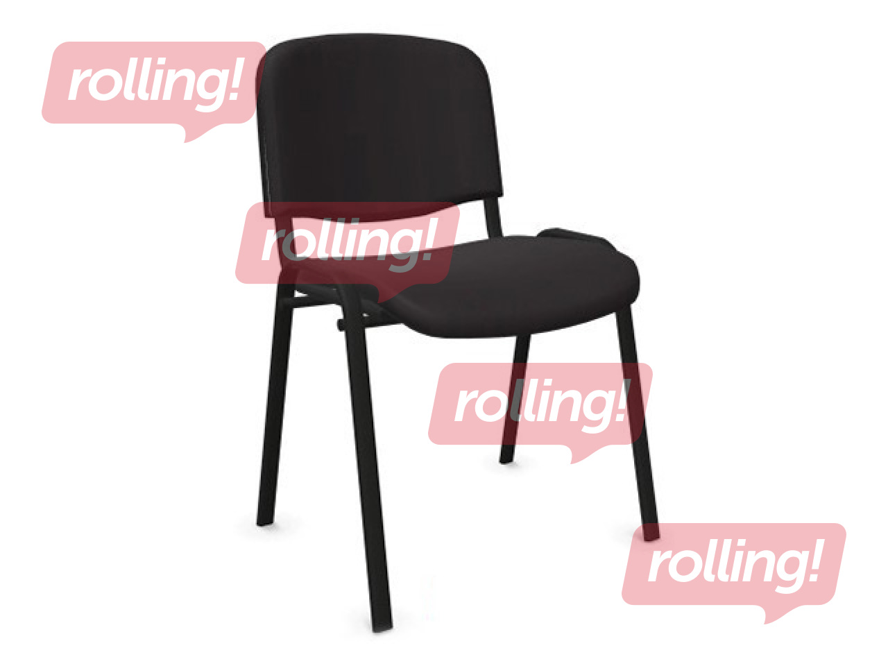 Külastajatool Iso, ökonahk, must