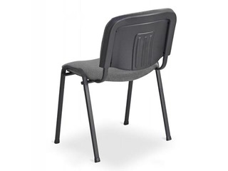 Visitor chair Iso, fabric, gray