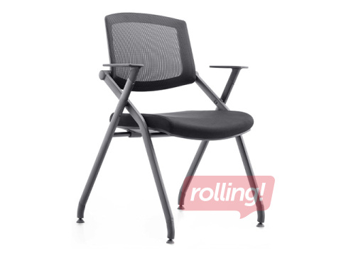 Visitor chair Japet, black