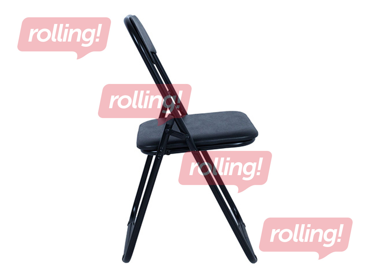 Külalistetool Caterina, kokkupandav, must