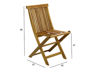Стул Finlay, складной, акация