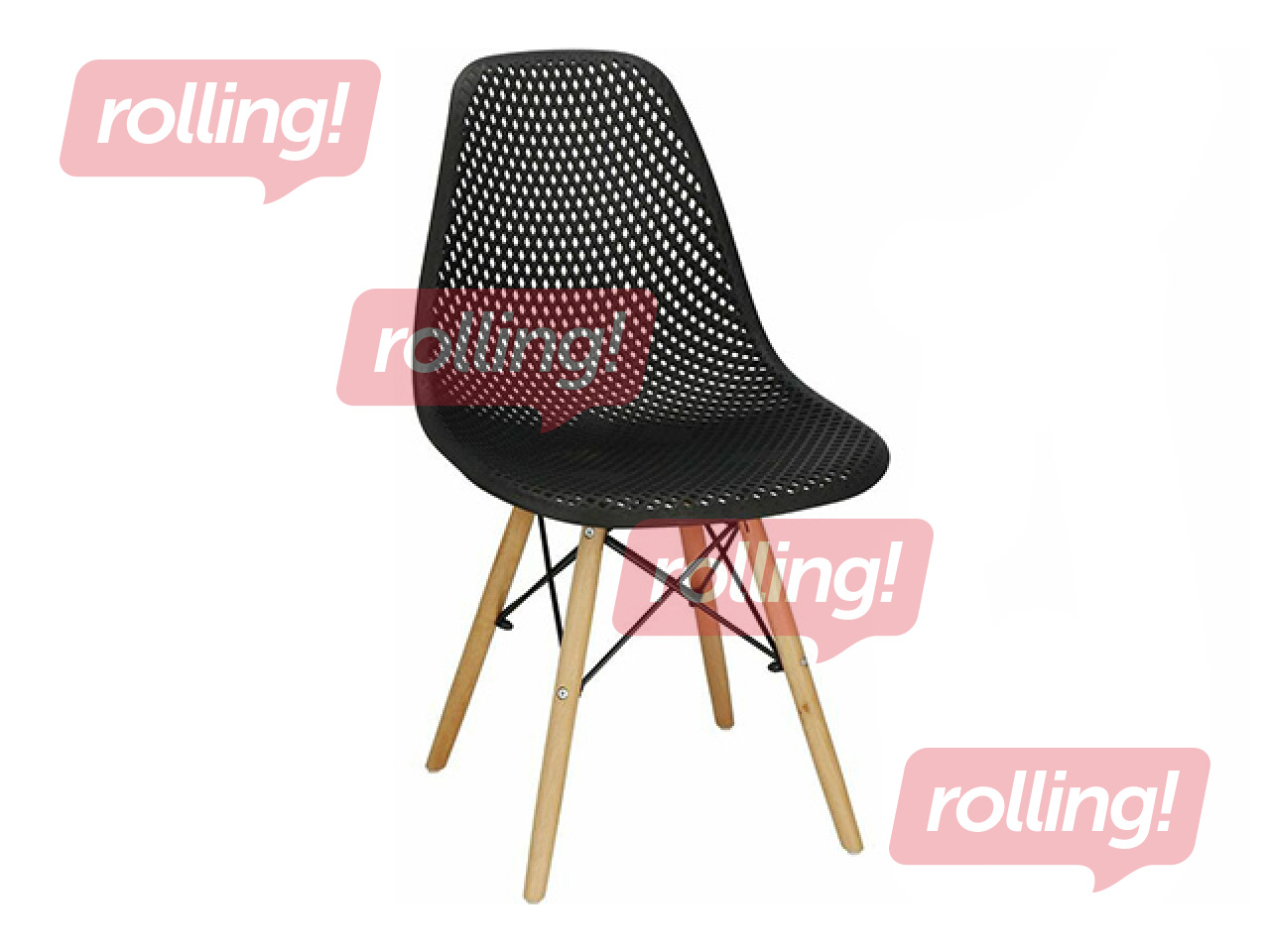 Visitor chair Springos, Milano, black