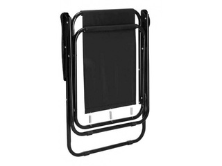 Chair Springos, foldable, black