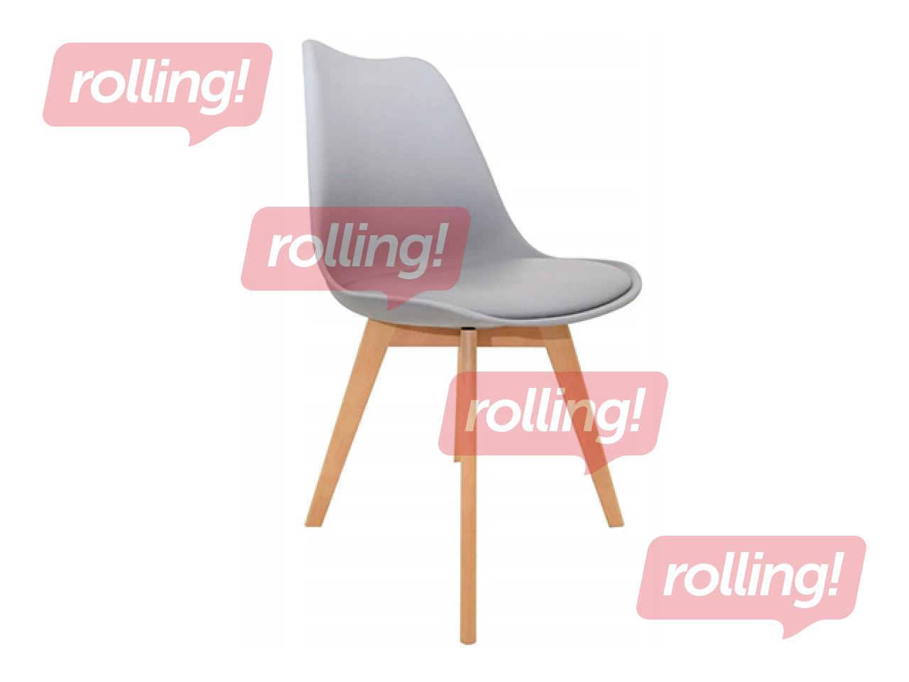 Visitor chair Springos Verde, grey