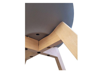 Visitor chair Springos Verde, grey