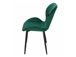 Visitor chair Springos, green