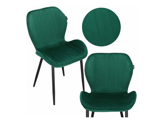 Visitor chair Springos, green