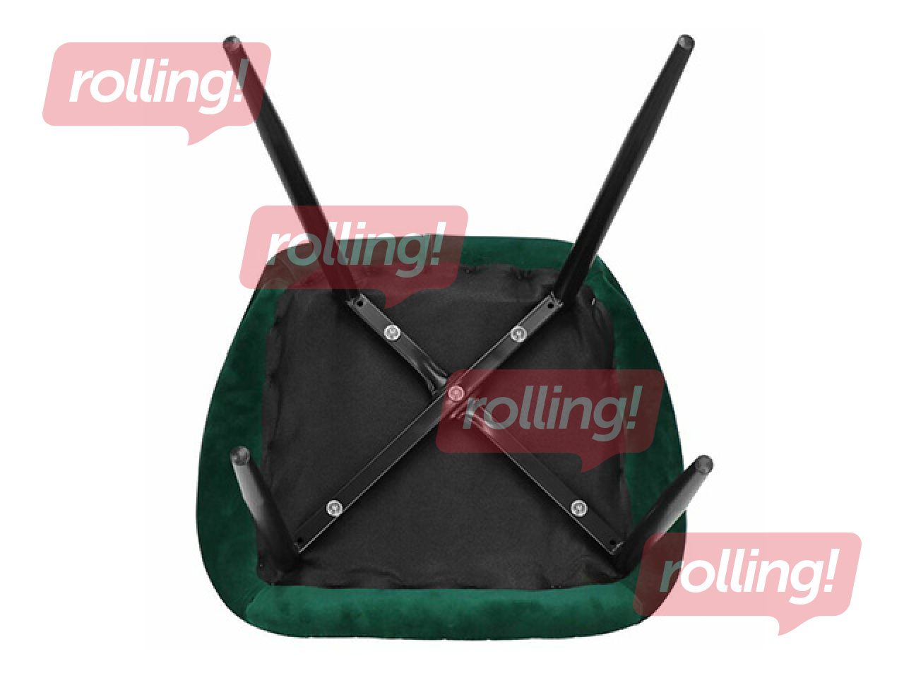 Visitor chair Springos, green