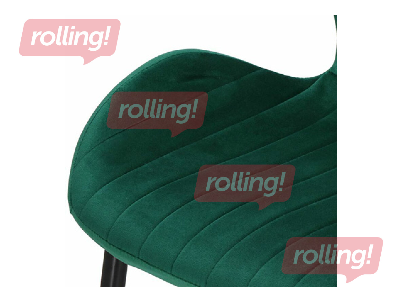 Visitor chair Springos, green