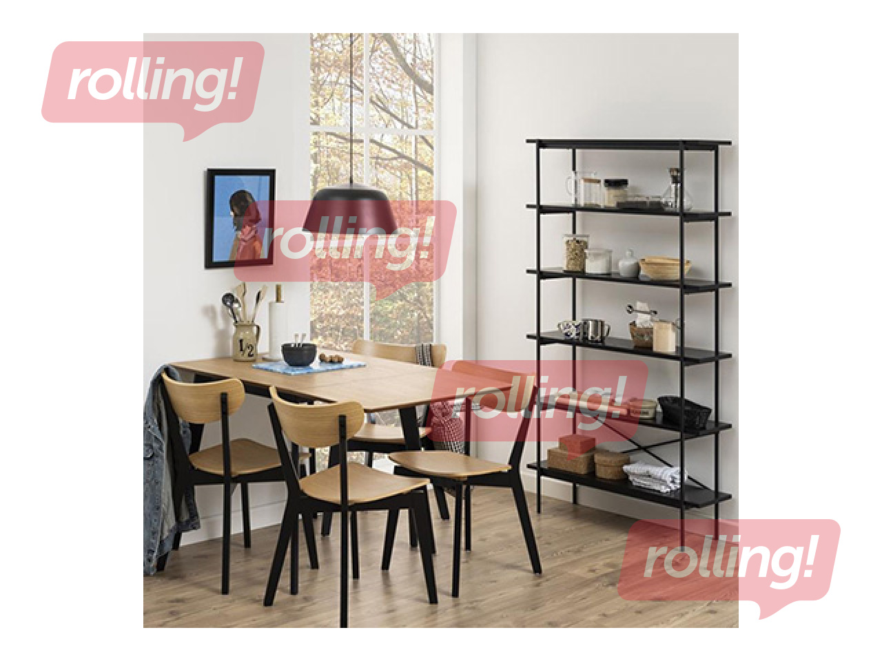 Chair Roxby, beige, black