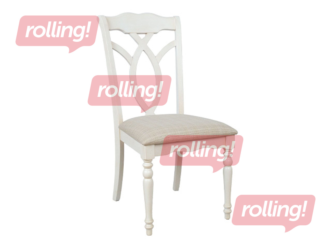 Chair Lily, beige, wood