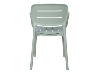 Chair Mango, plastic, green-grey