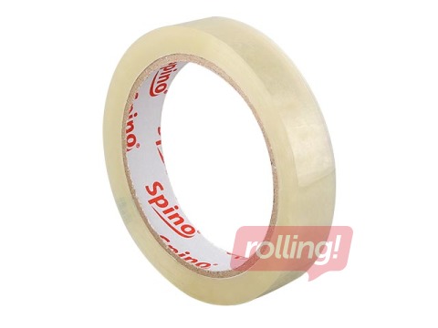 Līmlente, caurspīdīga, iekš.diametrs 75mm, 18mm x 66m