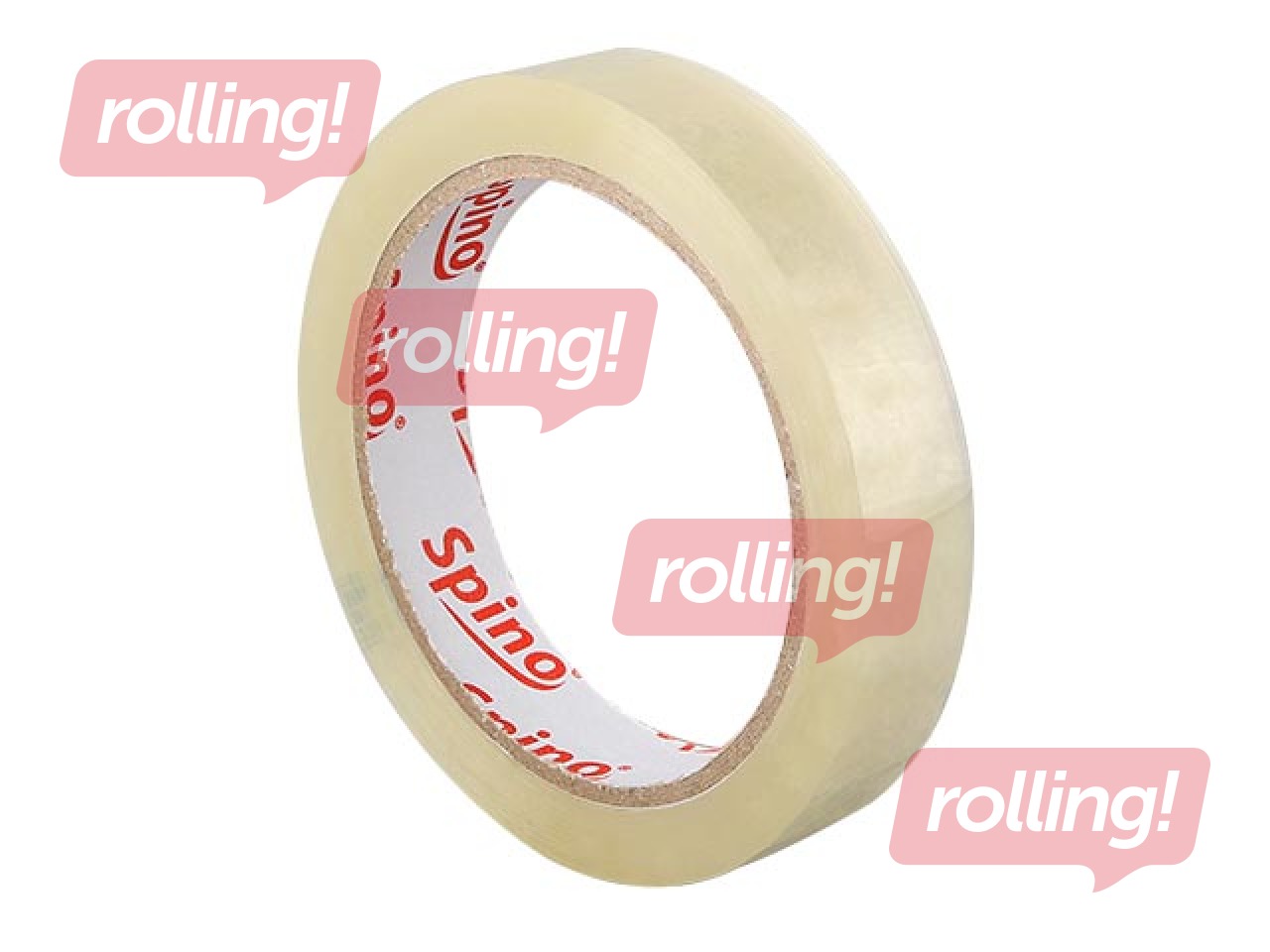 Līmlente, caurspīdīga, iekš.diametrs 75mm, 18mm x 66m