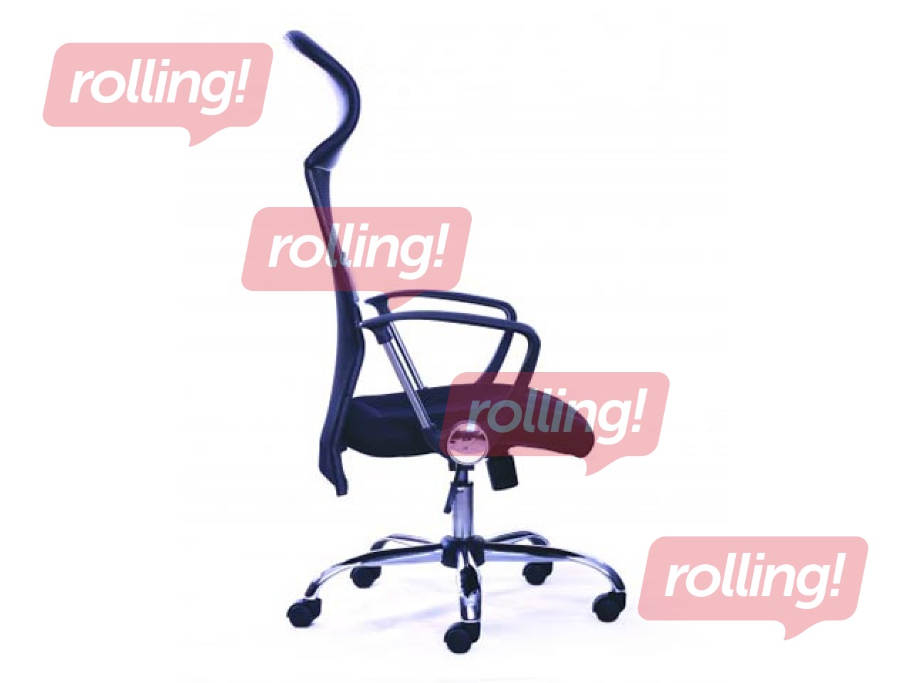 Biroja krēsls Happy Game, 4714, melns