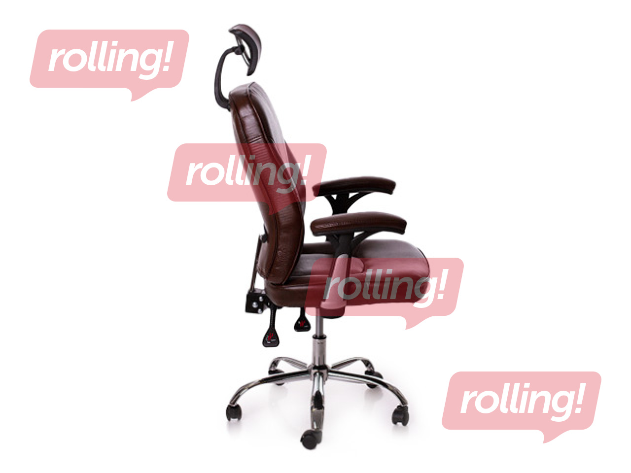 Кресло руководителя Happy Game, 5901, тёмно-коричневое