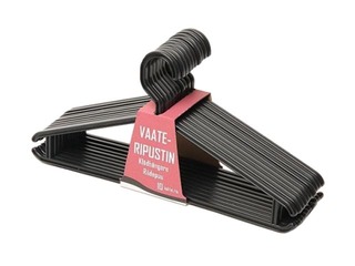 Riidepuu must plastik, 10 tk.