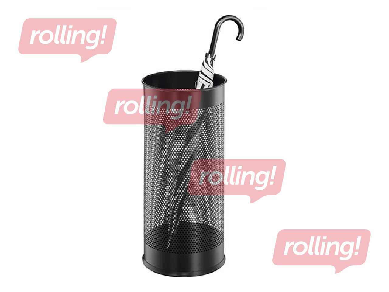 Umbrella stand Durable, black