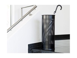 Umbrella stand Durable, black