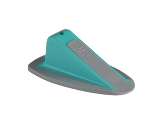 Durvju fiksators, pelēks/zaļš