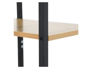 Riidepuu rest Domoletti Jolanta, must/puit, 170cm