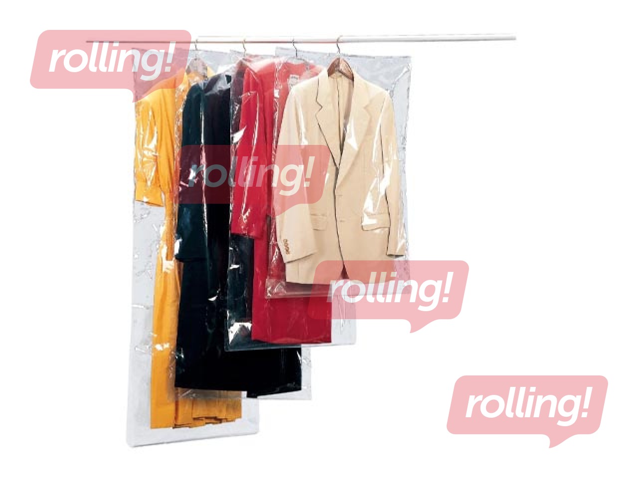 Apģērbu maisi RAYEN, 65x100cm, 3 gab.