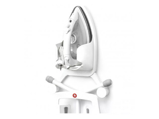 Ironing board and iron holder Rayen, with silicone, white