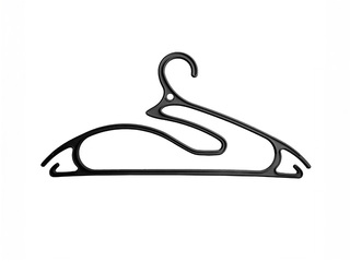 Clothes hangers Ordinett 5in1 Collection, plastic, black, 5 pcs.