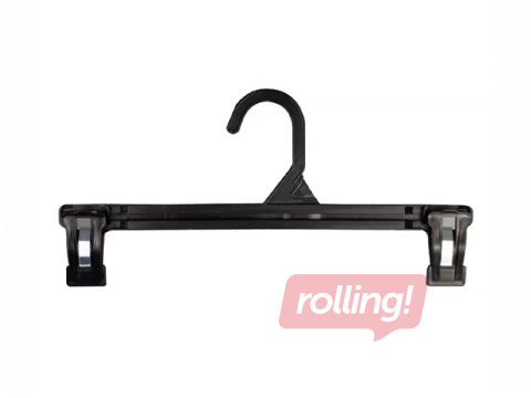 Riidepuud Ordinett Noir, plastik, klambritega, must, 2 tk