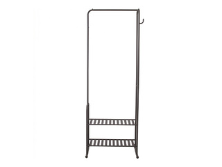 Riidestange Felix, riiulitega, must, 62x46x173cm