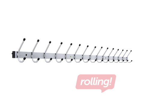 Riidenagi, 15 konksu, metall