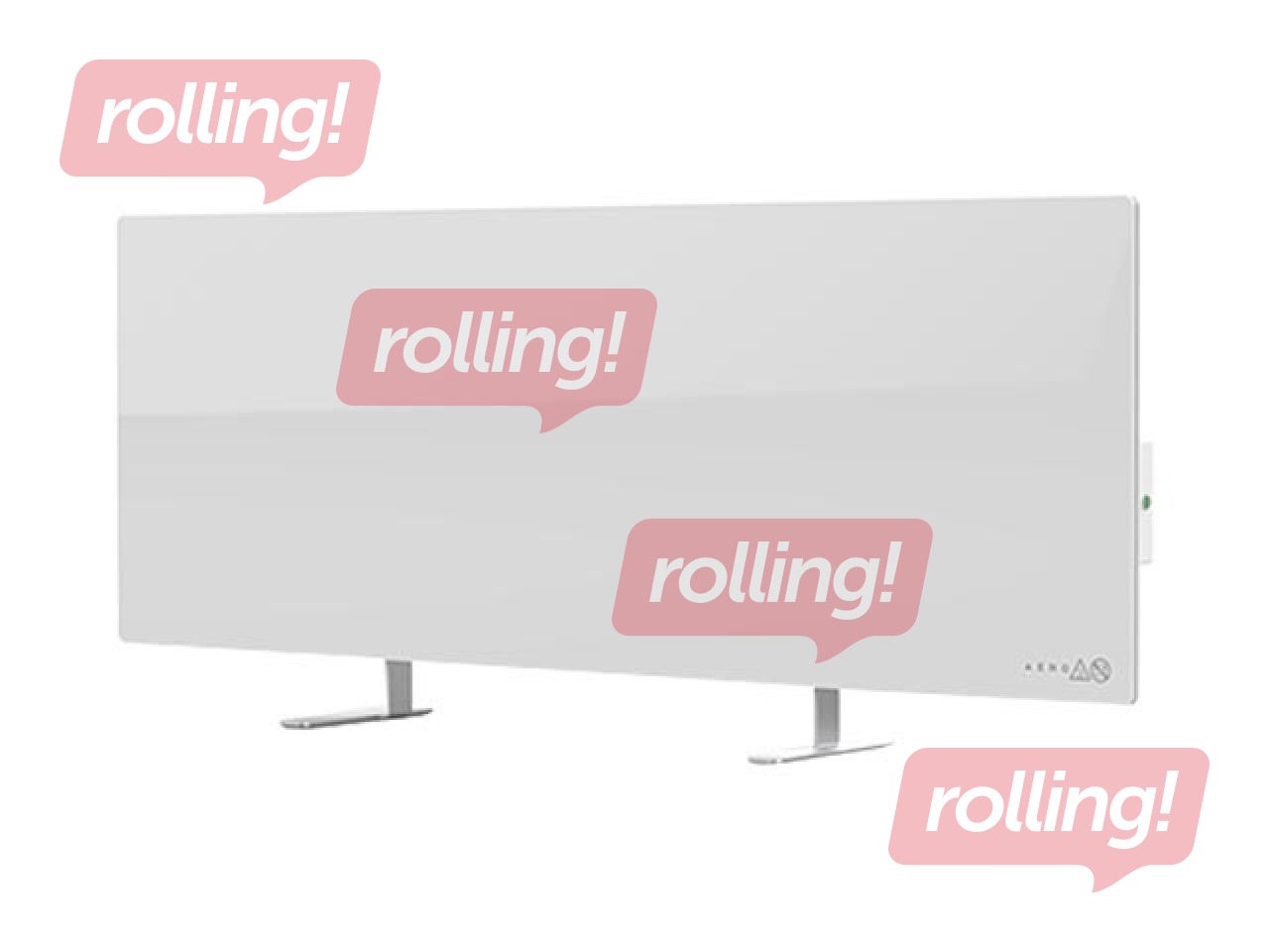 Smart electric heater Aeno, 700+ W, white