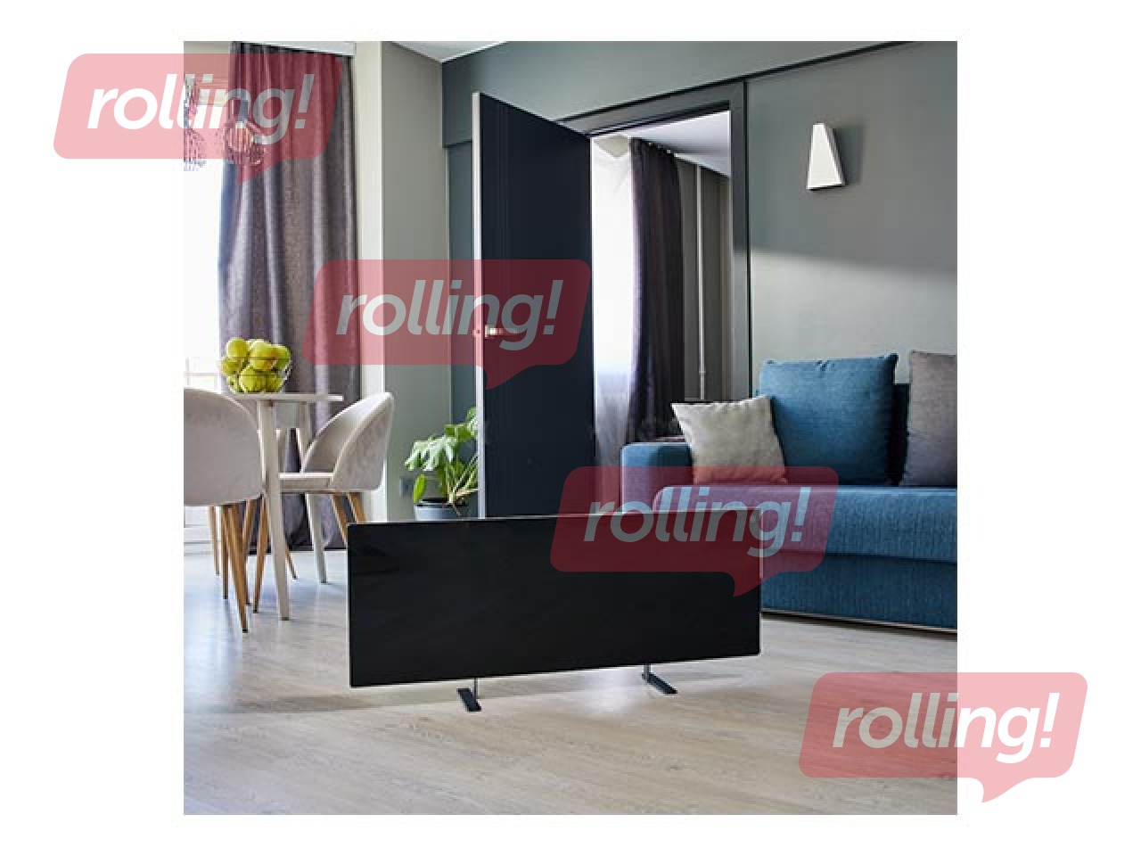 Viedais elektriskais sildītājs Aeno, 700+ W, melns