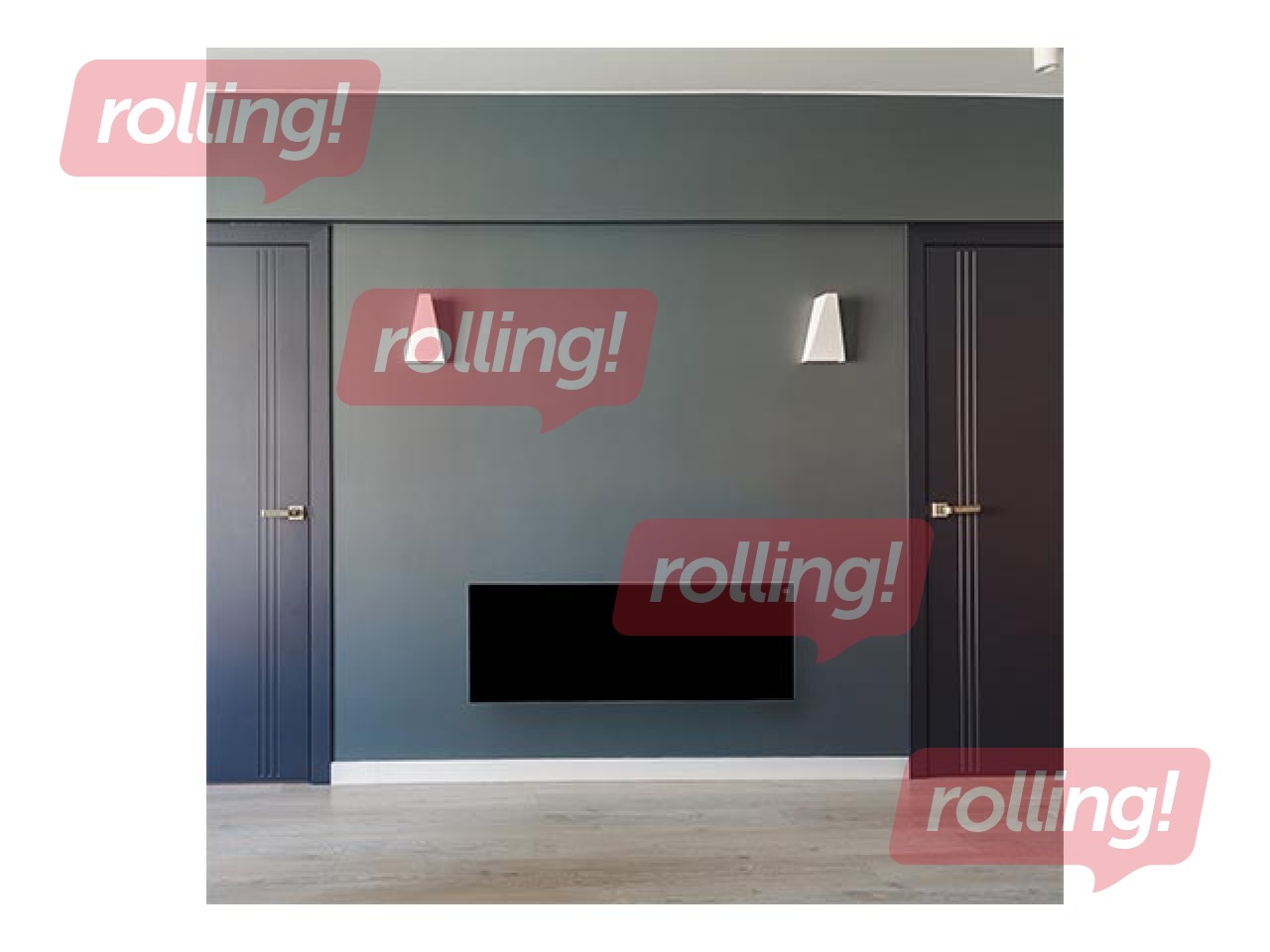 Viedais elektriskais sildītājs Aeno, 700+ W, melns