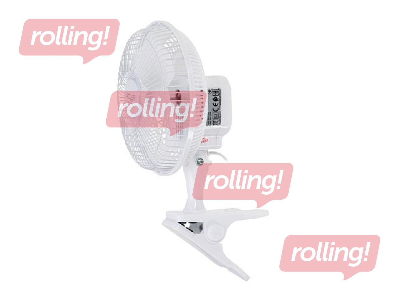 Laudaventilaator Adler, AD7317, 30W, ø15cm, valge