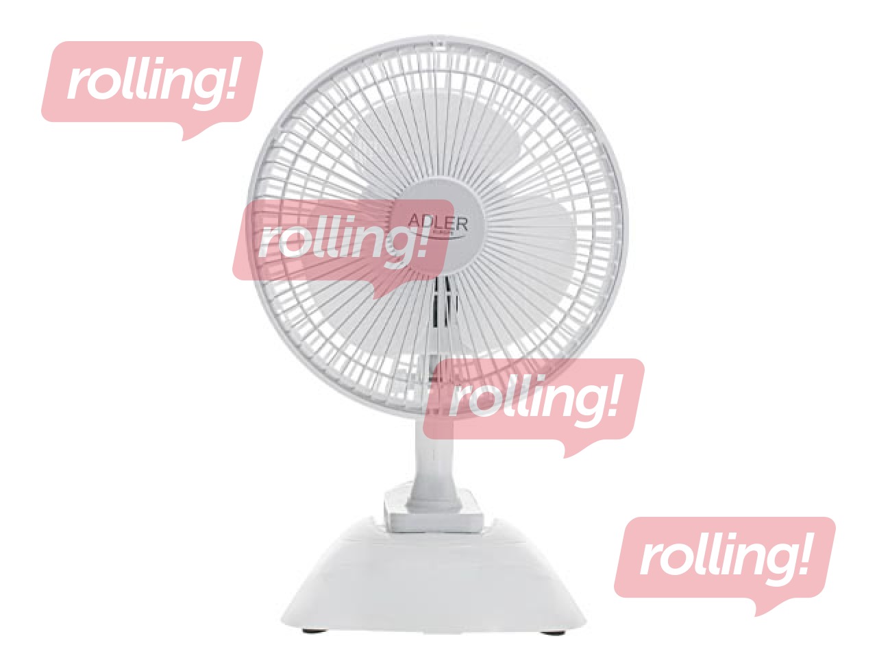 Laudaventilaator Adler, AD7317, 30W, ø15cm, valge