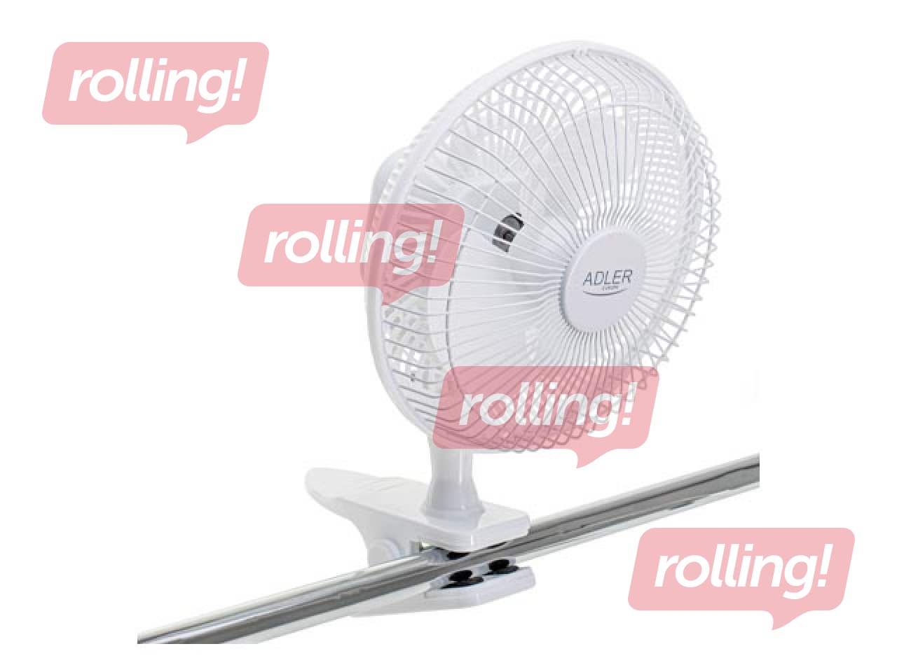 Laudaventilaator Adler, AD7317, 30W, ø15cm, valge