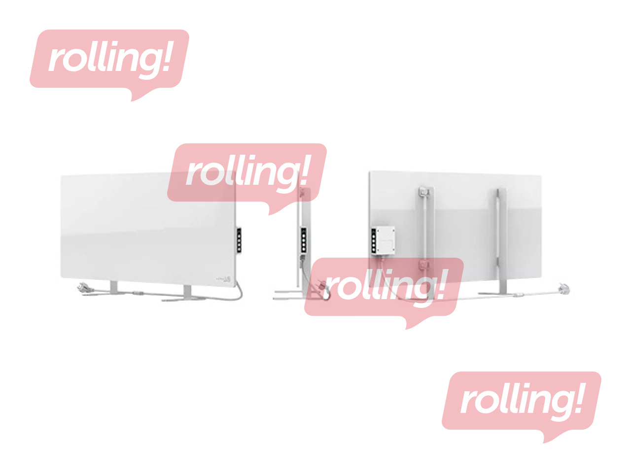 Nutikas elektriradiaator AENO Premium Eco Smart, 700 W, karastatud klaas, infrapuna 