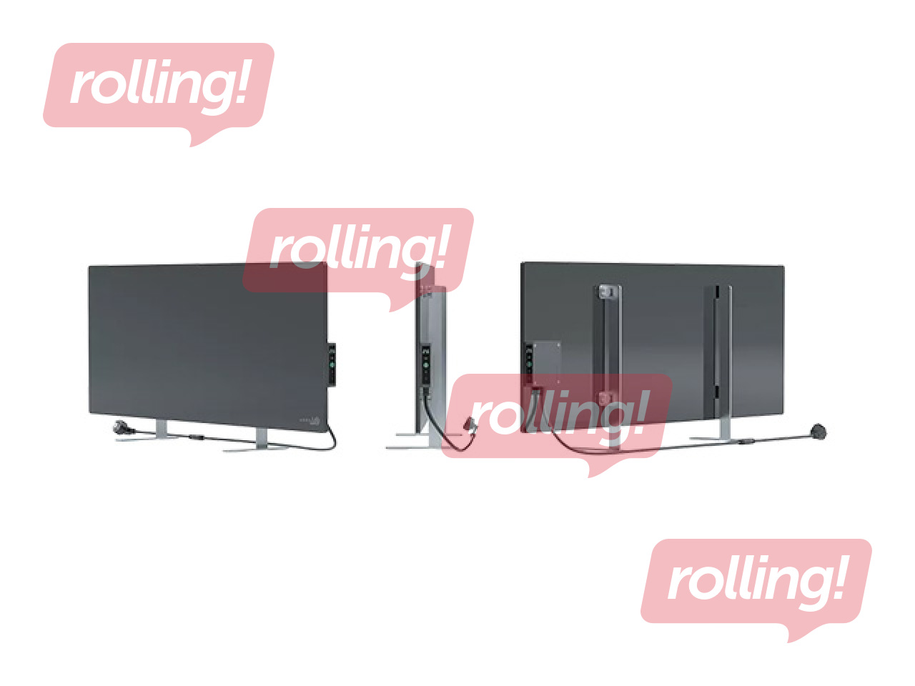 Nutikas elektriradiaator AENO Premium Eco Smart, 700 W, karastatud klaas, infrapuna 