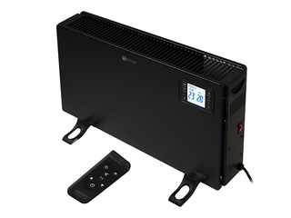 Konvekcijas ventilatora sildītājs ar tālvadības pulti 2000 W 3 jaudas līmeņi līdz 30 m² Melns CR7739
